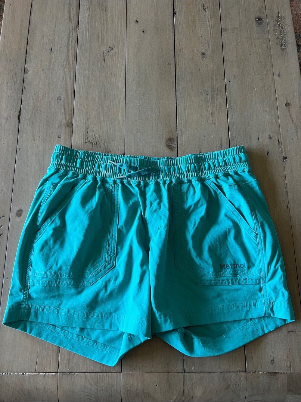 Marmot Women's Teal Athletic or casual Shorts med